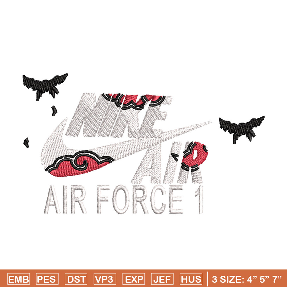 Nike itachi embroidery design, Naruto embroidery, Nike design,Embroidery file,Embroidery shirt,Digital download.jpg
