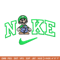 Nike mario green embroidery design, Mario embroidery, Nike design, Embroidery shirt, Embroidery file, Digital download.jpg
