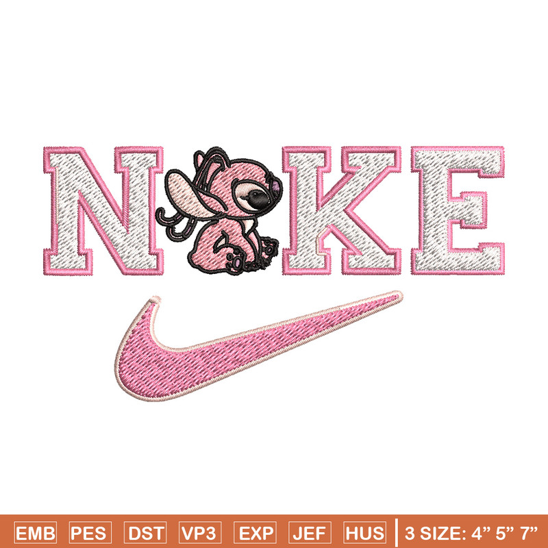 Nike pink stitch Embroidery Design, Stitch Embroidery, Nike Embroidery, Embroidery File, Logo shirt, Digital download.jpg