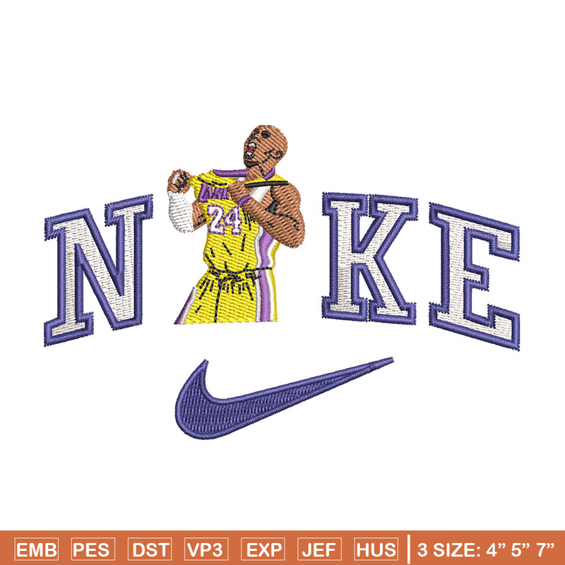 Nike player embroidery design, Basketball embroidery, Nike design,Embroidery file,Embroidery shirt,Digital download.jpg
