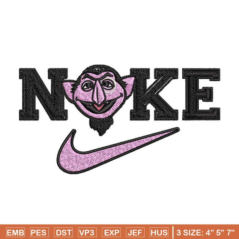 Nike purple cartoon Embroidery Design, Nike Embroidery, Brand Embroidery, Embroidery File, Logo shirt, Digital download.jpg