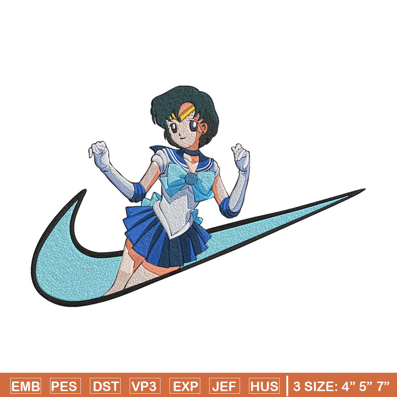 Sailor Mercury Embroidery Design, Sailor moon Embroidery, Embroidery File, Nike Embroidery, Anime shirt,Digital download.jpg