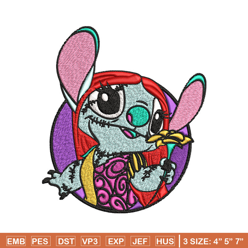 Sally Stitch Embroidery, Sally Stitch halloween Embroidery, cartoon design, Embroidery File, Digital download..jpg