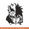 Sasuke and Naruto black and white Embroidery design, Naruto Embroidery, anime design, Embroidery File, Instant download..jpg