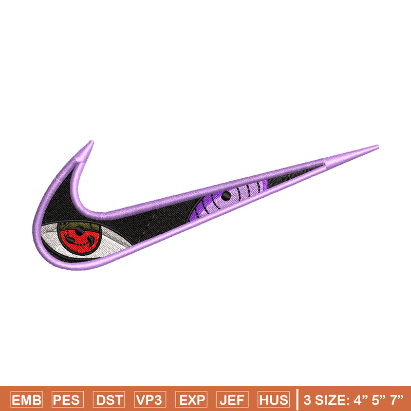 Sharingan Nike embroidery design, Naruto embroidery, Nike design, anime design, anime shirt, Digital download.jpg