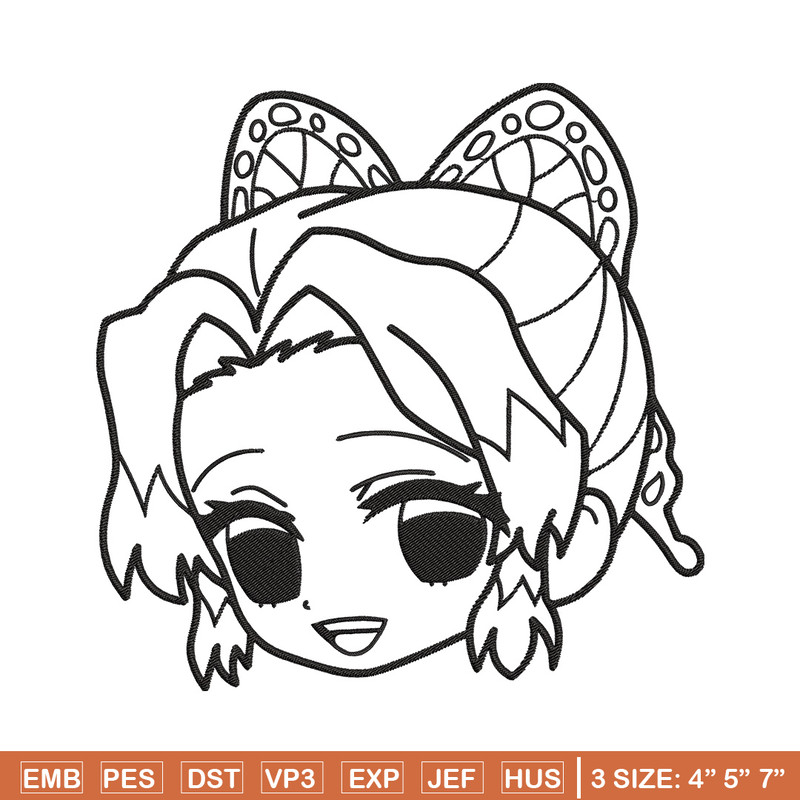 Shinobu chibi Embroidery Design,Demon slayer Embroidery,Embroidery File,Anime Embroidery,Anime shirt, Digital download.jpg