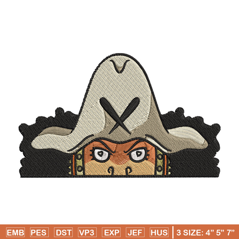 Usopp Peeker Embroidery Design, One piece Embroidery, Embroidery File, Anime Embroidery, Anime shirt, Digital download..jpg