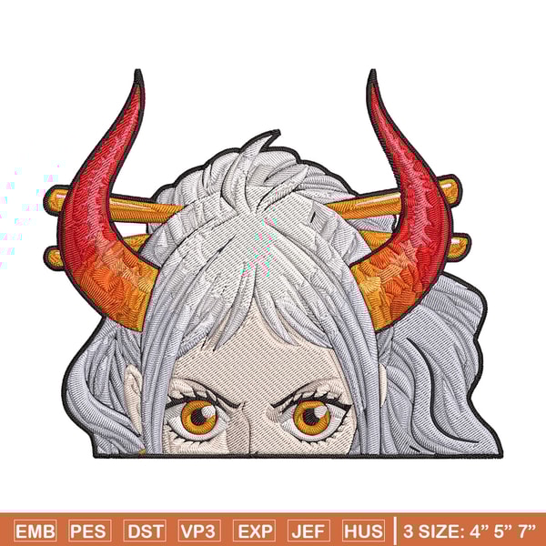 Yamato peeker Embroidery Design, One piece Embroidery, Embroidery File, Anime Embroidery,Anime shirt,Digital download.jpg