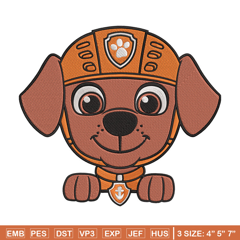 Zuma dog Embroidery Design, Paw Patrol Embroidery, Embroidery File, Anime Embroidery, Anime shirt, Digital download..jpg