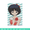 Akane Tendo Embroidery Design, Ranma Embroidery, Embroidery File, Anime Embroidery, Anime shirt, Digital download.jpg