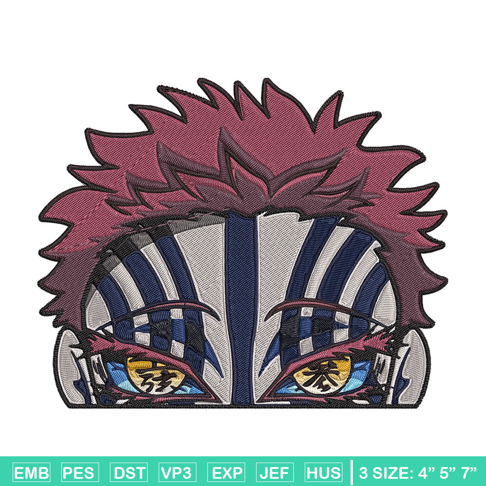 Akaza Embroidery Design, Demon slayer Embroidery, Embroidery File, Anime Embroidery, Anime shirt, Digital download.jpg