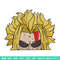 All Might Peeker Embroidery Design, Mha Embroidery, Embroidery File, Anime Embroidery, Anime shirt, Digital download.jpg