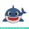 Baby Shark Embroidery Design, Shark Embroidery, cartoon shirt, Embroidery File, Embroidery design, Digital download..jpg