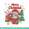 Bluey merry chrismas Embroidery Design,Bluey Embroidery, Embroidery File, Chrismas Embroidery, Digital download.jpg