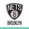 Brooklyn Nets logo embroidery design,NBA embroidery,Sport embroidery, Logo sport embroidery, Embroidery design..jpg