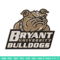 Bryant Bulldogs mascot embroidery design, NEC embroidery,Sport embroidery, logo sport embroidery, Embroidery design.jpg