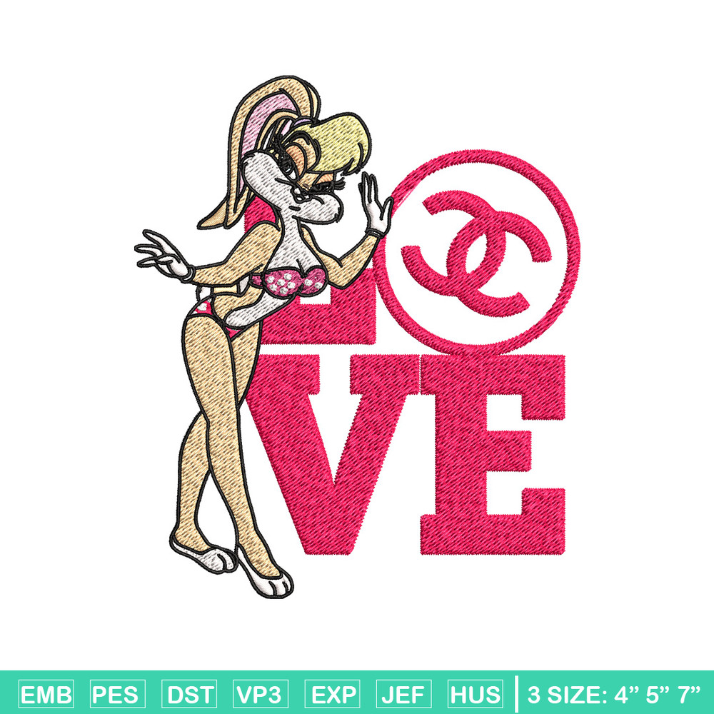 Bunny cartoon gucci Embroidery Design, Gucci Embroidery, Brand Embroidery, Embroidery File, Logo shirt, Digital download.jpg