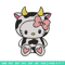 Cow Hello Kitty Embroidery design, Cow Hello Kitty Embroidery, cartoon design, Embroidery File, Digital download..jpg