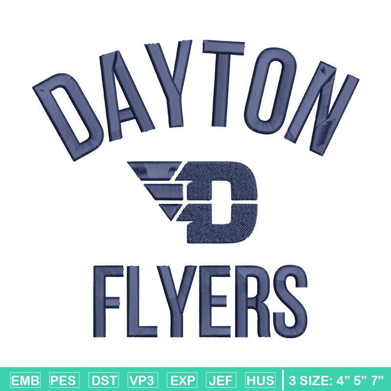 Dayton Flyers logo embroidery design, Basketball embroidery, Sport embroidery, logo sport embroidery, Embroidery design.jpg