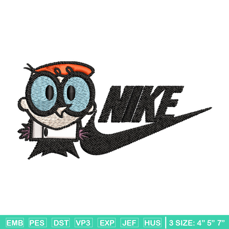 Dexter cartoon Nike Embroidery design, Dexter cartoon Embroidery, Nike design, Embroidery file, Instant download..jpg