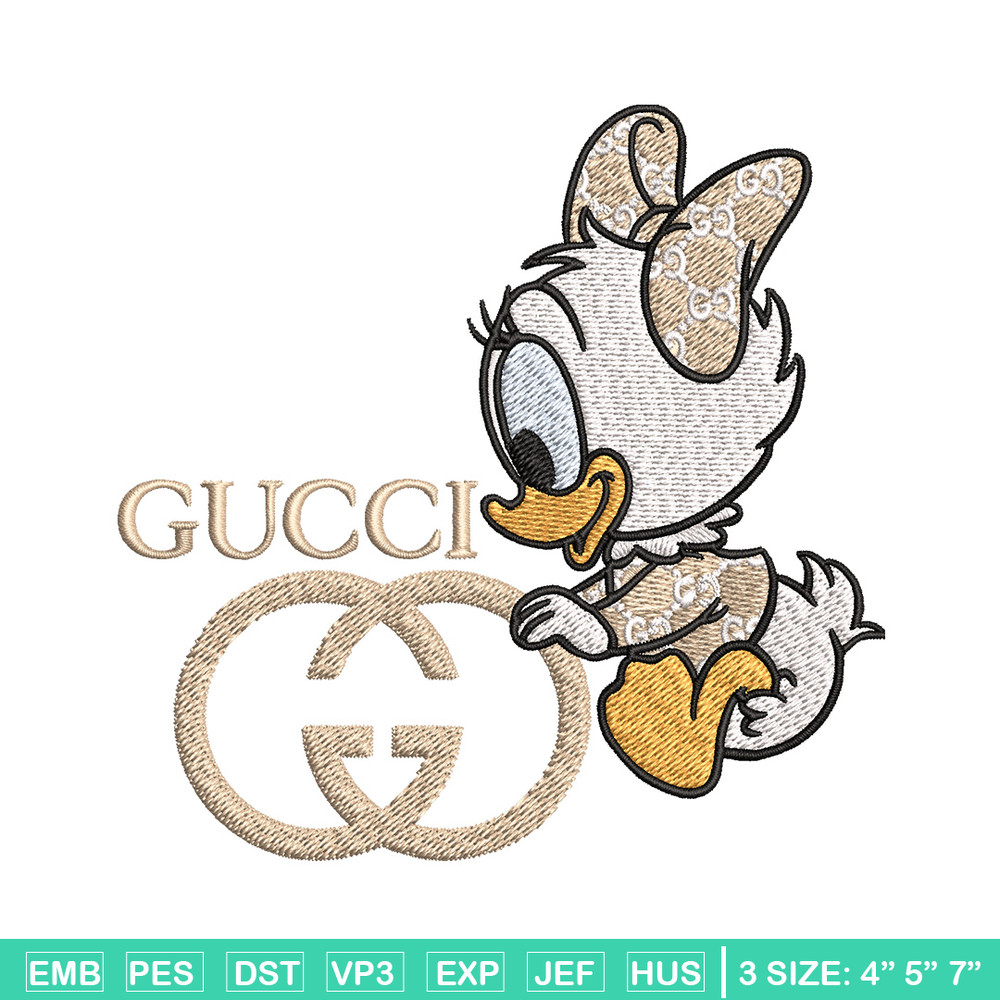 Duck baby Embroidery Design, Gucci Embroidery, Embroidery File, Logo shirt, Sport Embroidery, Digital download.jpg