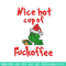 Fuckoffee embroidery design,Chrismas design, Embroidery shirt, Embroidery file, Grinch embroidery, Digital download.jpg