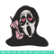 Ghost Face Call Me Embroidery design, Ghost Face Embroidery, Embroidery File, Horror design, Digital download..jpg