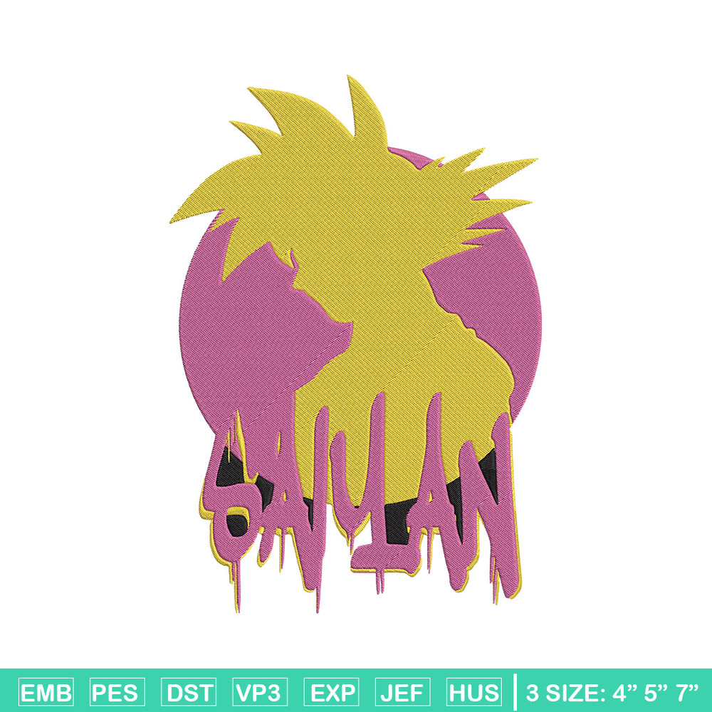 Goku circle Embroidery Design, Dragonball Embroidery, Embroidery File, Anime Embroidery, Anime shirt, Digital download.jpg