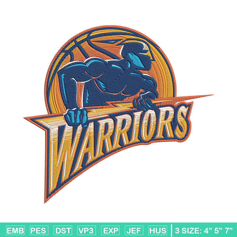 Golden State Warriors design embroidery design, NBA embroidery, Sport embroidery,Embroidery design,Logo sport embroidery.jpg
