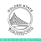 Golden State Warriors logo embroidery design, NBA embroidery, Sport embroidery, Embroidery design,Logo sport embroidery.jpg