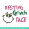 Grinch face Embroidery Design, Grinch Embroidery, Embroidery File, Chrismas Embroidery, Anime shirt, Digital download.jpg