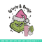 Grinchy bougie Embroidery Design, Grinch Embroidery, Embroidery File,Chrismas Embroidery, Anime shirt, Digital download.jpg