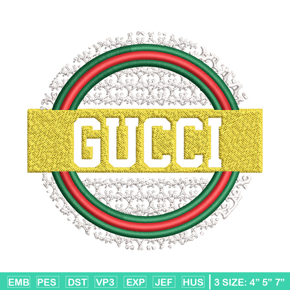 Gucci logo Embroidery Design, Gucci Embroidery, Brand Embroidery, Logo shirt, Embroidery File, Digital download.jpg