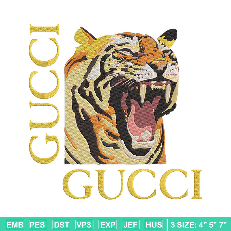 Gucci x Tiger Embroidery Design, Gucci Embroidery, Embroidery File, Anime Embroidery, Anime shirt, Digital download..jpg