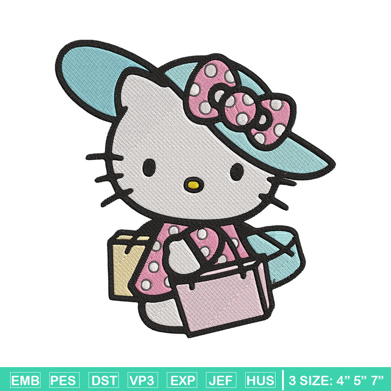 Hello kitty shopping Embroidery Design, Hello kitty Embroidery, Embroidery File, Anime Embroidery, Digital download.jpg