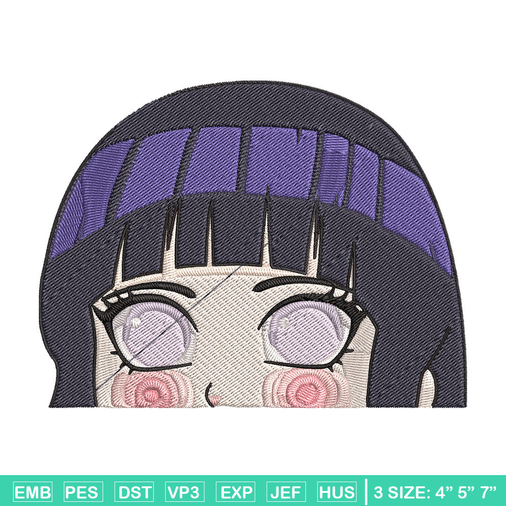 Hinata chibi Embroidery Design, Naruto Embroidery, Embroidery File, Anime Embroidery, Anime shirt, Digital download.jpg