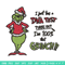I Just Took A DNA Test Grinch Embroidery design, Grinch christmas Embroidery, Grinch design, Instant download..jpg