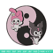 Kawaii Kuromi Embroidery Design, Hello kitty Embroidery, Embroidery File,Anime Embroidery, Anime shirt, Digital download.jpg