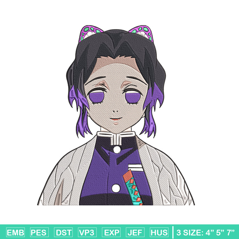 Kochou Shinobu Embroidery Design, Demon slayer Embroidery, Embroidery File,Anime Embroidery,Anime shirt,Digital download.jpg