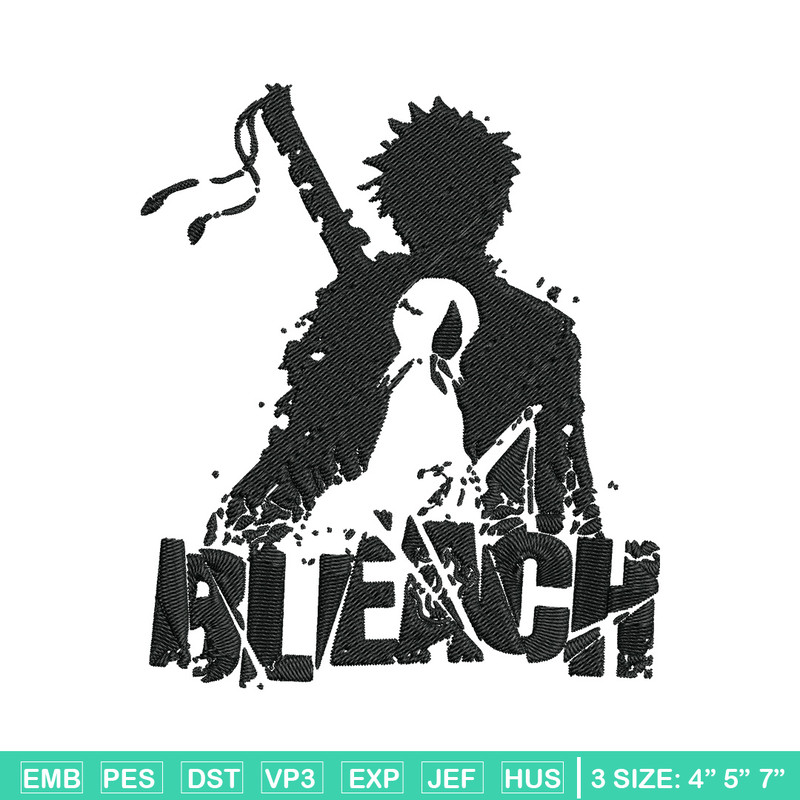 Kurosaki Ichigo Embroidery Design, Bleach Embroidery, Embroidery File, Anime Embroidery,Anime shirt, Digital download.jpg