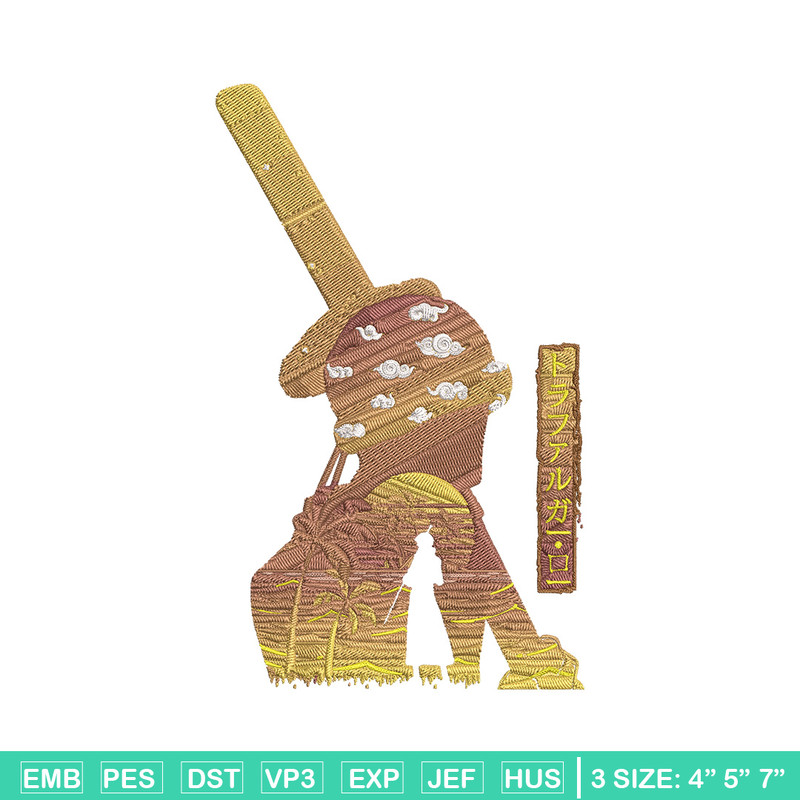 Law poster Embroidery Design, One piece Embroidery, Embroidery File, Anime Embroidery, Anime shirt, Digital download.jpg