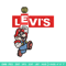 Levi's Mario Embroidery design, Levi's Mario Embroidery, cartoon design, Embroidery File, Levi's logo, Instant download.jpg