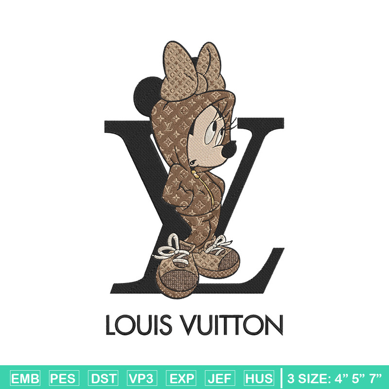 LV x mickey Embroidery Design, Mickey Embroidery, Embroidery File, LV Embroidery, Anime shirt, Digital download.jpg