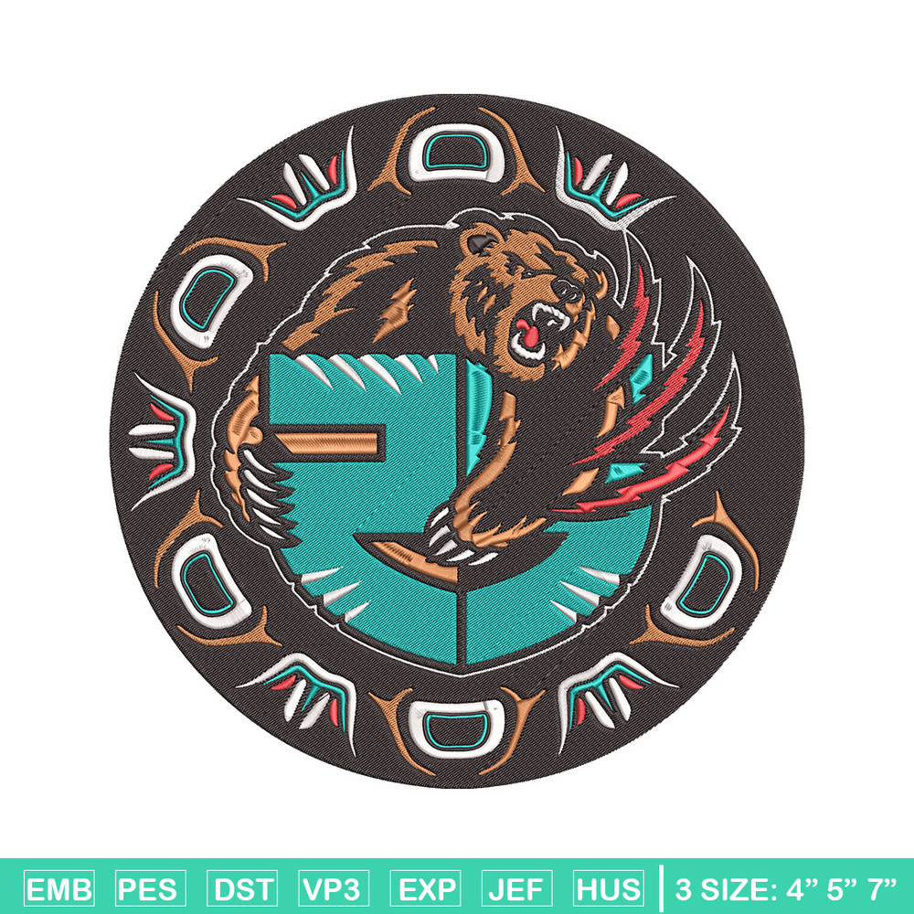Memphis Grizzlies design embroidery design, NBA embroidery,Sport embroidery,Embroidery design, Logo sport embroidery.jpg