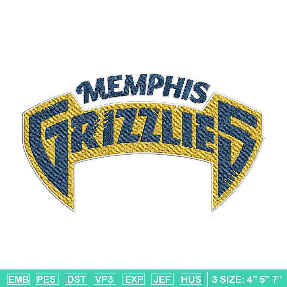 Memphis Grizzlies logo embroidery design, NBA embroidery, Sport embroidery,Embroidery design, Logo sport embroidery.jpg