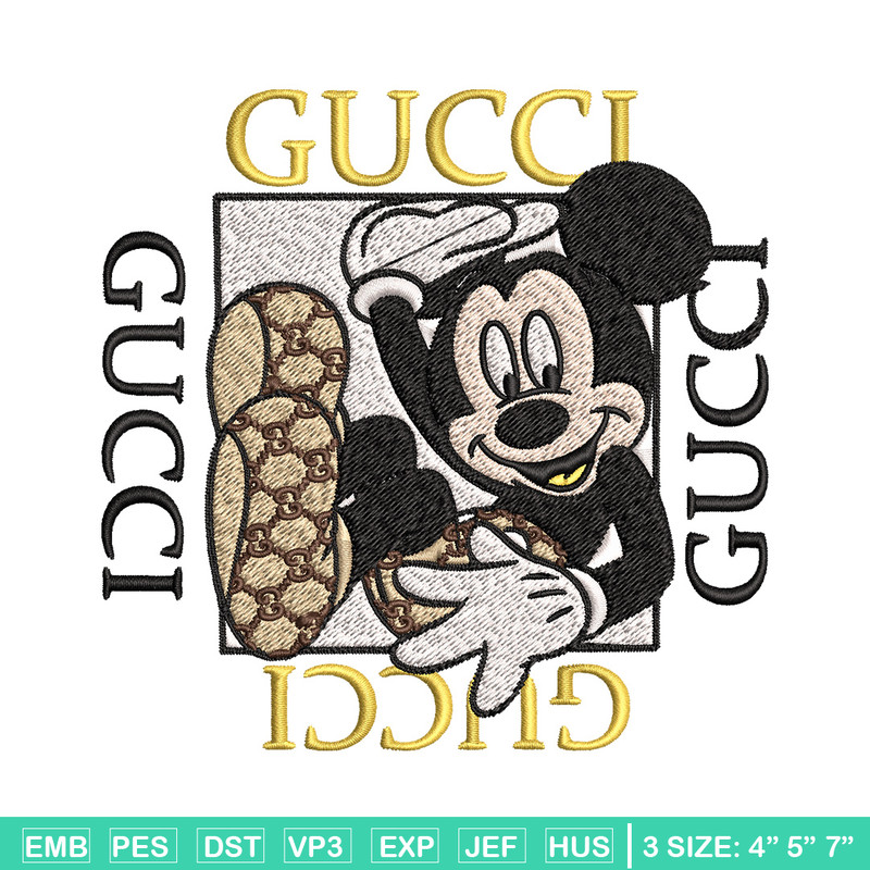 Mickey box gucci Embroidery Design, Gucci Embroidery, Brand Embroidery, Logo shirt, Embroidery File, Digital download.jpg