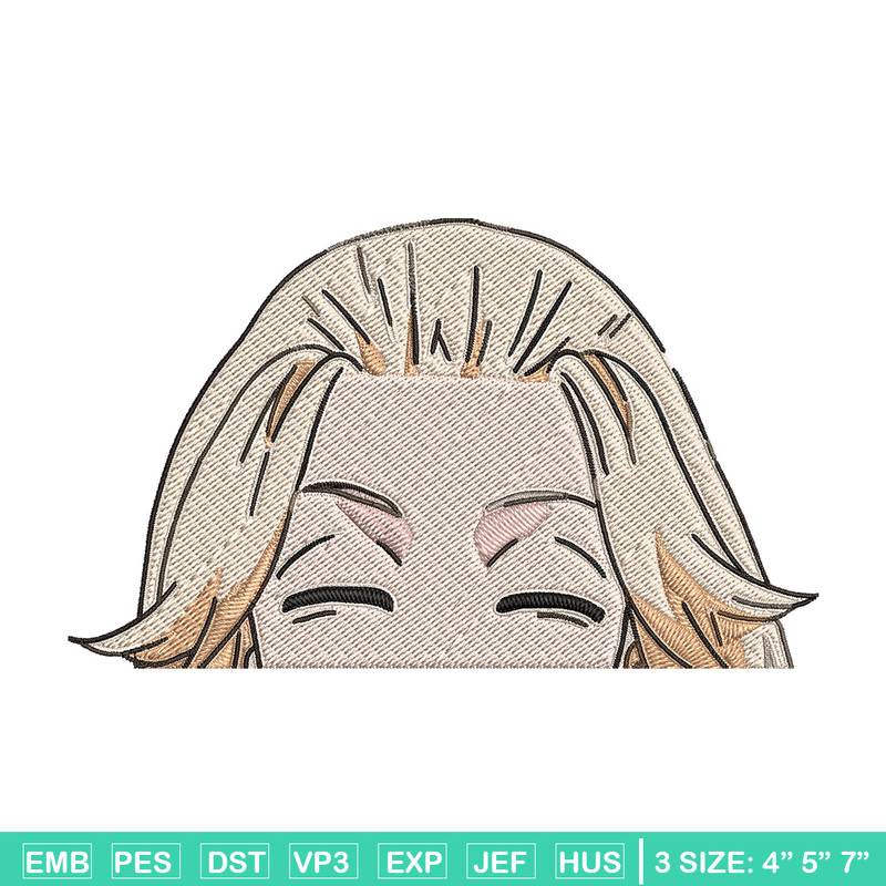 Mikey Peeker Embroidery Design, Tokyo Revengers Embroidery, Embroidery File, Anime Embroidery, Digital download..jpg