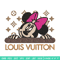 Minnie head lv Embroidery Design, Lv Embroidery, Embroidery File, Brand Embroidery, Logo shirt, Digital download.jpg