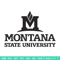 Montana State logo embroidery design, University embroidery, Sport embroidery, logo sport embroidery, Embroidery design.jpg
