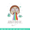 Morty Smith Just Rick It Embroidery design, Cartoon Embroidery, Logo Nike design, Embroidery file, Instant download..jpg